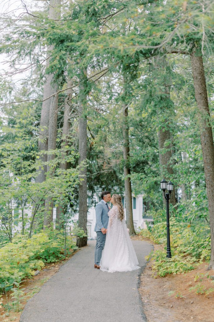 Wedding Photography in the forest of Sherwood Inn Muskoka.