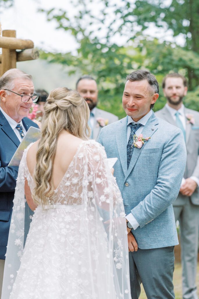 Sherwood Inn wedding ceremony.