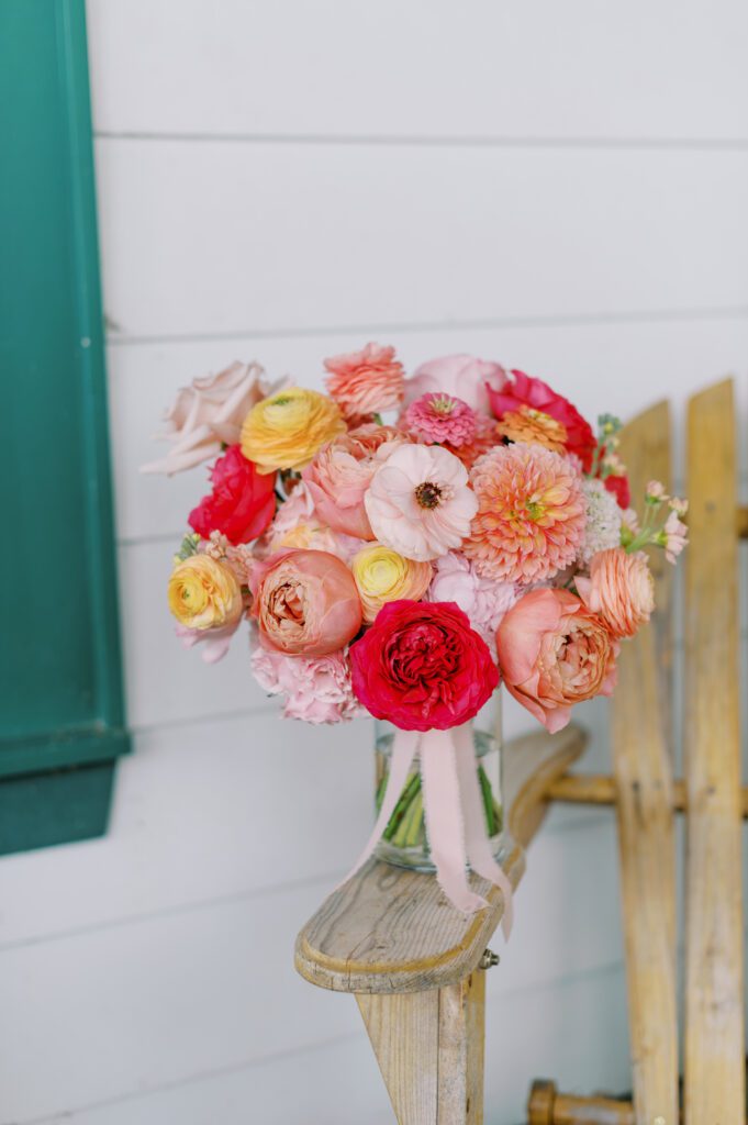 Sherwood Inn Muskoka wedding bouquet by Flower Child Florist